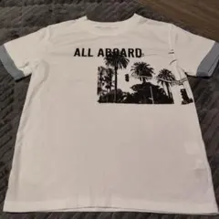 ALL ABOARD プリントTシャツ 150サイズ