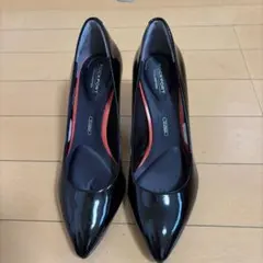 ROCKPORT ブラック ハイヒール ポインテッドトゥ