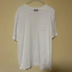 美品】Dior ワンポイント刺繍CDロゴ 半袖tシャツ 定番カラー白 入手