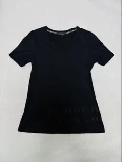 BURBERRY BLACKLABEL 半袖　黒　M ノバチェク　ロゴ入りのサムネイル
