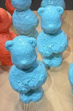 木彫り熊作家 高野夕輝 kuma-chan くまちゃん ソフビ プレコグブルー 木彫り熊作家 高野夕輝 kuma-chan ソフビ 2個セット - メルカリ