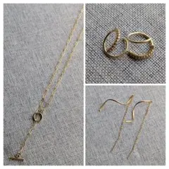 アクセサリーセット　ゴールド