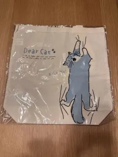猫イラスト トートバッグ HELP ME! Dear Cat エコバッグ