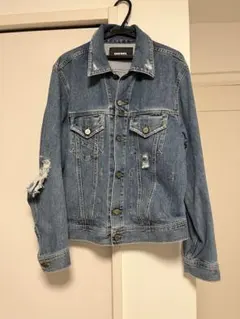 新品　DIESEL ディーゼル　メンズSサイズ　ダメージデニム　Gジャン