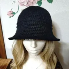 輝様専用 手編みニット帽子 バケットハット クロシェハット