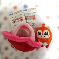 アンパンマン ふわふわぬいぐるみマスコット ドキンちゃん　ミュージアム限定