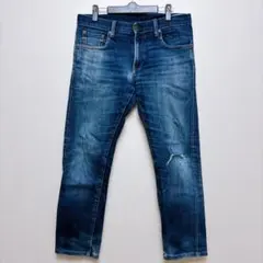 UNIQLO JEANS スリムストレート ローライズ デニム 32インチ