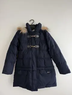 美品　ポンポネットジュニアM 150㎝　ダッフルダウンコート