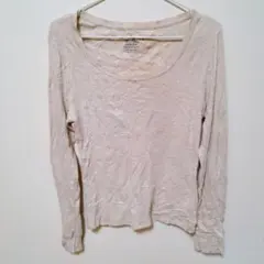 一点物！Faded Glory ベージュ 長袖Tシャツ L