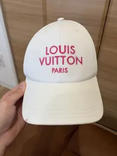 LOUIS VUITTON ルイヴィトン キャップ M7592L 白 ピンクのサムネイル