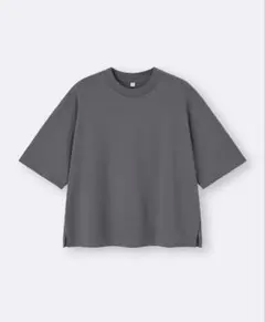 GU ジーユー ドライワイドT(5分袖) XL グレーのサムネイル
