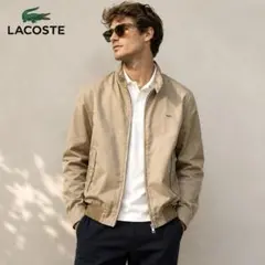 美品✨LACOSTE スイングトップ　ハリントンジャケット ベージュ 48のサムネイル