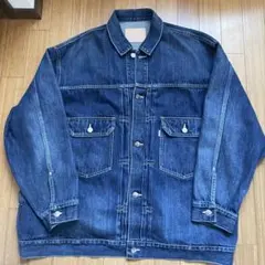 25SS Graphpaper グラフペーパー デニムジャケット ブルーデニム Graphpaper - グラフペーパー Selvage Denim Jacket(GU253-20054LB