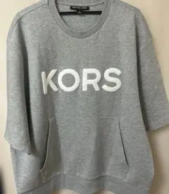 MICHAEL KORS ハーフスリーブロゴスウェット XLグレー ユニセックス