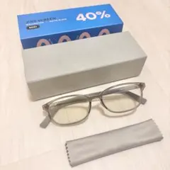 【度なし】PCメガネ ブルーライトカットメガネ