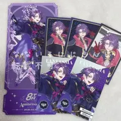 渡会雲雀3D共通衣装チェキ風カードにじさんじ8周年特典チケット風カードメタル