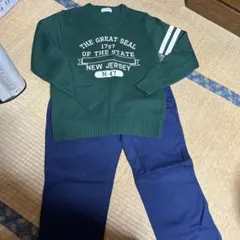 メンズ　セーター　スラックス