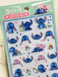 スティッチ 3Dシール 立体シール　ディズニー
