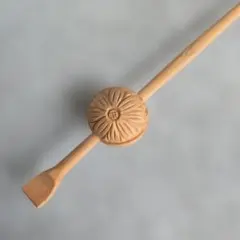 柘植 つげ 簪 玉 かんざし つげのくし 和装 着物 髪飾り アンティーク ②