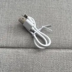 USB-A to USB-C 充電ケーブル ホワイト　30cm