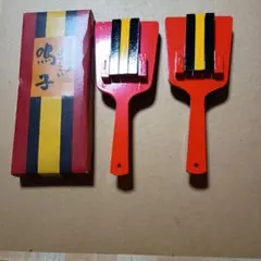 鳴子 よさこい 祭り 楽器 赤色 2個セット - メルカリ