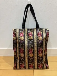 Lake Alster トートバッグ 花柄 レース調