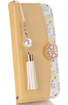 凹みあり　Google pixel 5a 5G イエロー　可愛い　ケース　手帳型