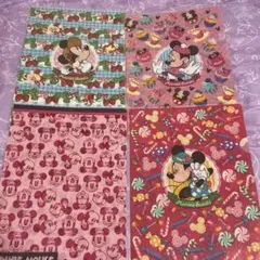 【新品4枚】東京ディズニーリゾート ミニーちゃん クリアファイル