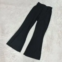 【美品】しまむら Lutique 楊柳フレアパンツ