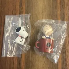 スヌーピー　コーヒースタンドスタイルフィギュアマスコット