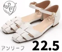 アンリーフ パンプス アンクルストラップセパレートパンプス アイボリーのサムネイル