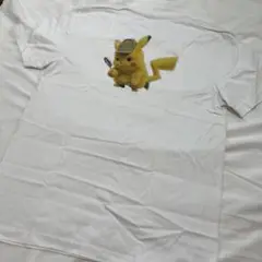 ポケモン　ピカチュウ　Tシャツ　名探偵ピカチュウ　新品　2019年　サイズL