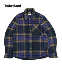 Timberland ウール チェック シャツ ジャケット
