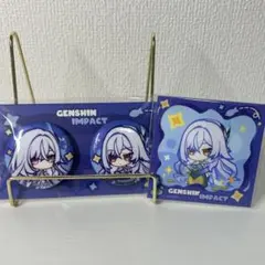 【原神】公式正規品　未開封　スカーク　缶バッジ　カード　特典