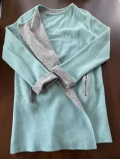 ミントグリーン ニット カーディガン