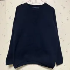 RAGEBLUE ブラック クルーネックセーター M