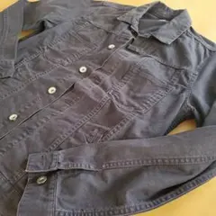 ナノユニバース黒デニムジャケット