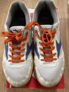 MIZUNO スニーカー ホワイト×ブルー×オレンジ
