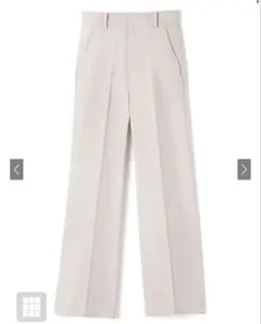 グレイル　GRL センタープレスストレートパンツai07 XS オフホワイト