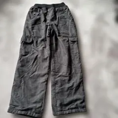 裏ボア カーゴパンツ 140cm