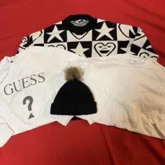 ZARAハート 星 ニット セーターとニット帽他ブランド4点セット