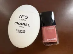 【ほぼ未使用】CHANEL N°5 ロー ハンドクリーム＆ヴェルニ491 セットのサムネイル