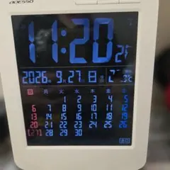 ADESSO デジタル置時計 カレンダー 温度表示
