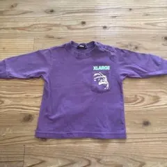 エクストララージ　長袖Tシャツ80 パープル