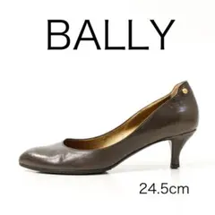 新品未使用〉BALLY アーモンドトゥ パンプス ネイビー 定価7.2万円