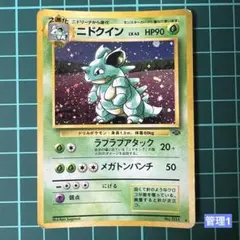 ポケモンカード ポケカ ロケット団のニドキングex プロモ 海外限定