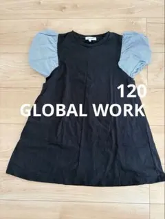 グローバルワーク　キッズ　半袖ワンピース　120