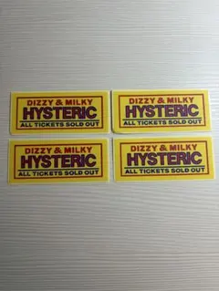 【4枚セット】HYSTERIC GLAMOUR ステッカー