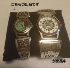 未使用 サントドミンゴ族 ネイティブアメリカン アクセサリー 時計 