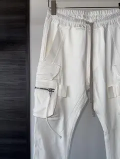 Rick Owens カーゴ ジョガーパンツ ミルク ホワイト イタリア製
